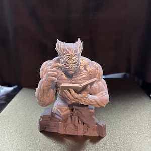 X-men - The Beast Bust - 3D Printed Model with Base - Ready to Paint!