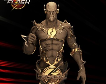 The Flash Bust 3D-model (digitale STL-download)