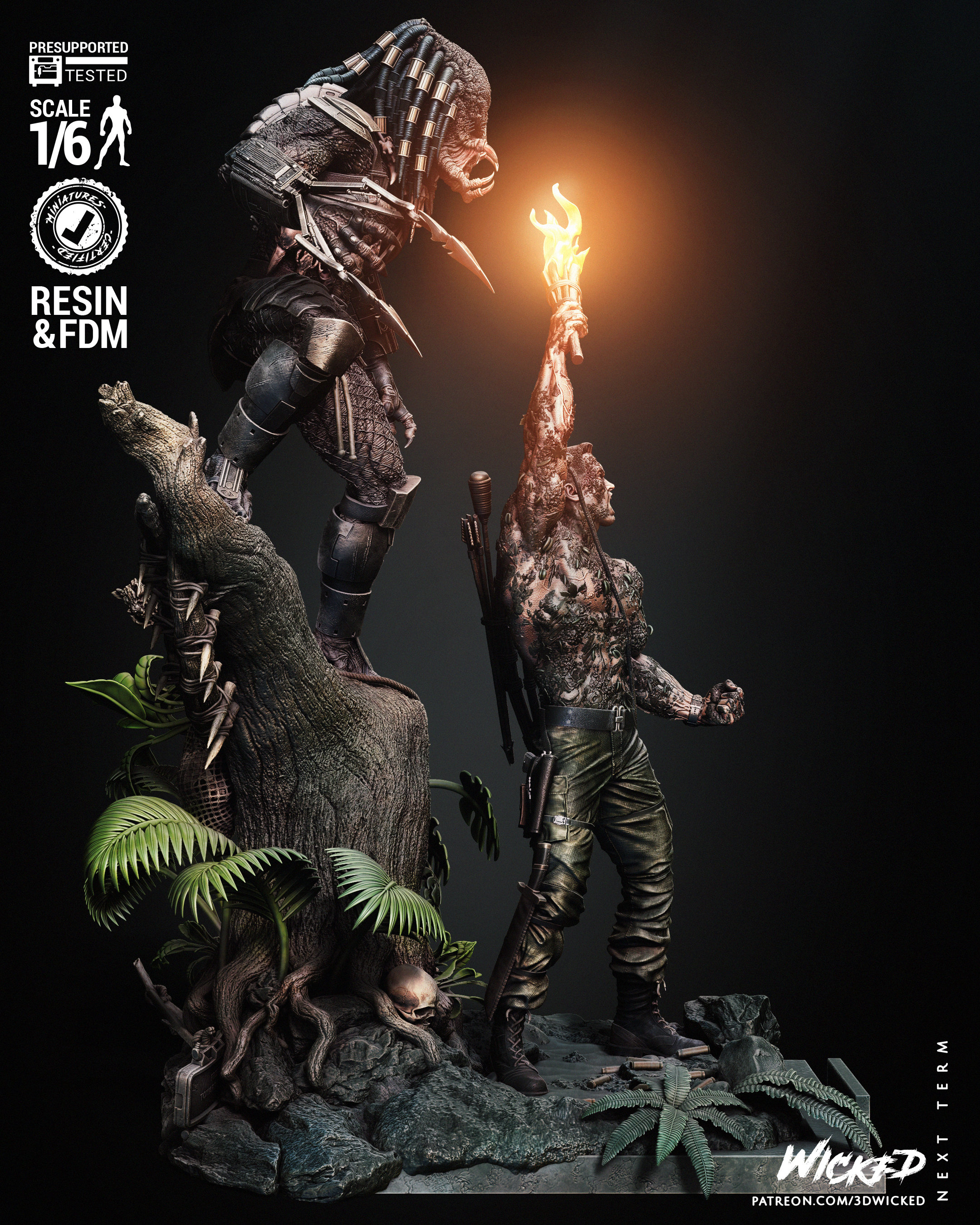 PREDATOR DIORAMA フィギュア1520/1750 PREDATOR DIORAMA Figure 1520/1750 #35f925 | eBay