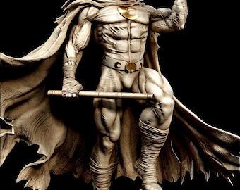 Wicked - Moon Knight Sculpture STL-bestanden