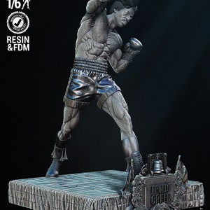 Custom Painted 3d printed Resin models, Custom Painted Figurines, Miniatures, Apollo Creed Sculpture