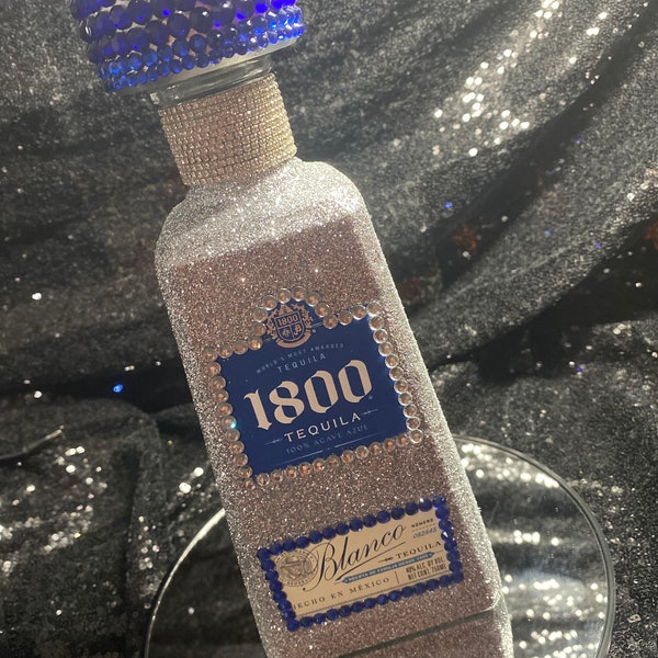 Glitter Liquor Bottle Etsy