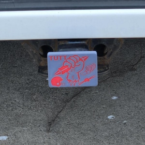 Custom 3D Printed Hitch Cover for 2” Receiver – Personalized Car Accessory with Logo, Color & Text – Free Hitch Pin – Weather-Resistant PETG