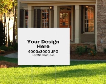 Yard Signs Mockups 18X24 Sign Digital Download