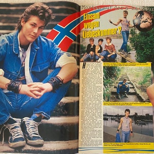 Vintage BRAVO 35/1986 Europe, Madonna, Tom Cruise, Morten Harket, Andy McCarthy image 4
