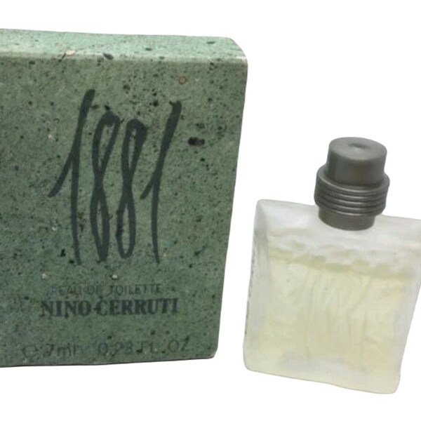 Nino Cerruti 1881 Toilette Perfume Miniature Parfum Profumo Mini Mignon 7.5 ml 0.25oz collectible bottle Full Men perfume Fragrance