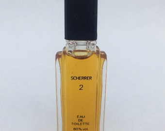 Vintage Scherrer 2 by Jean-Louis Scherrer Eau de Parfum Perfume Miniature Parfum Profumo Mini Mignon 3.7ml 1986 collectible bottle women