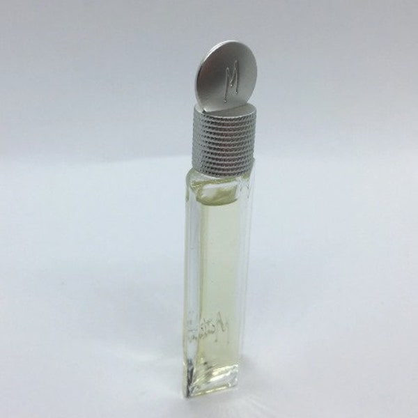 Suggestion Eau d'Argent by Montana Eau de Toilette Sample Vial Parfum Profumo Perfume Mini Mignon 3ml 0.1oz 1994 collectible bottle Full