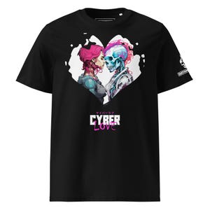 T-shirt | CyberLove N.1 [Unisex, Organic Cotton] &quot;Cyberpunk Collection&quot;
