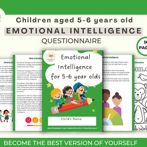 Emotional Intelligence, Children&#39;s Mental Health, Questionnaire, Emotional Intelligence activity, Kids counselling, Emotion and feelings