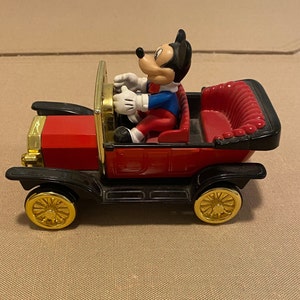 Vintage Disney Mickey Mouse in his Car