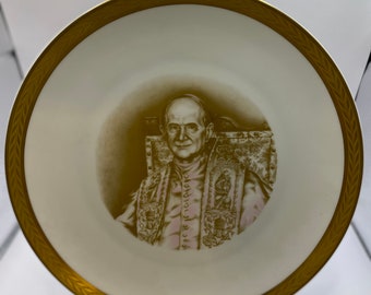 Pope Paul VI Vintage Plate