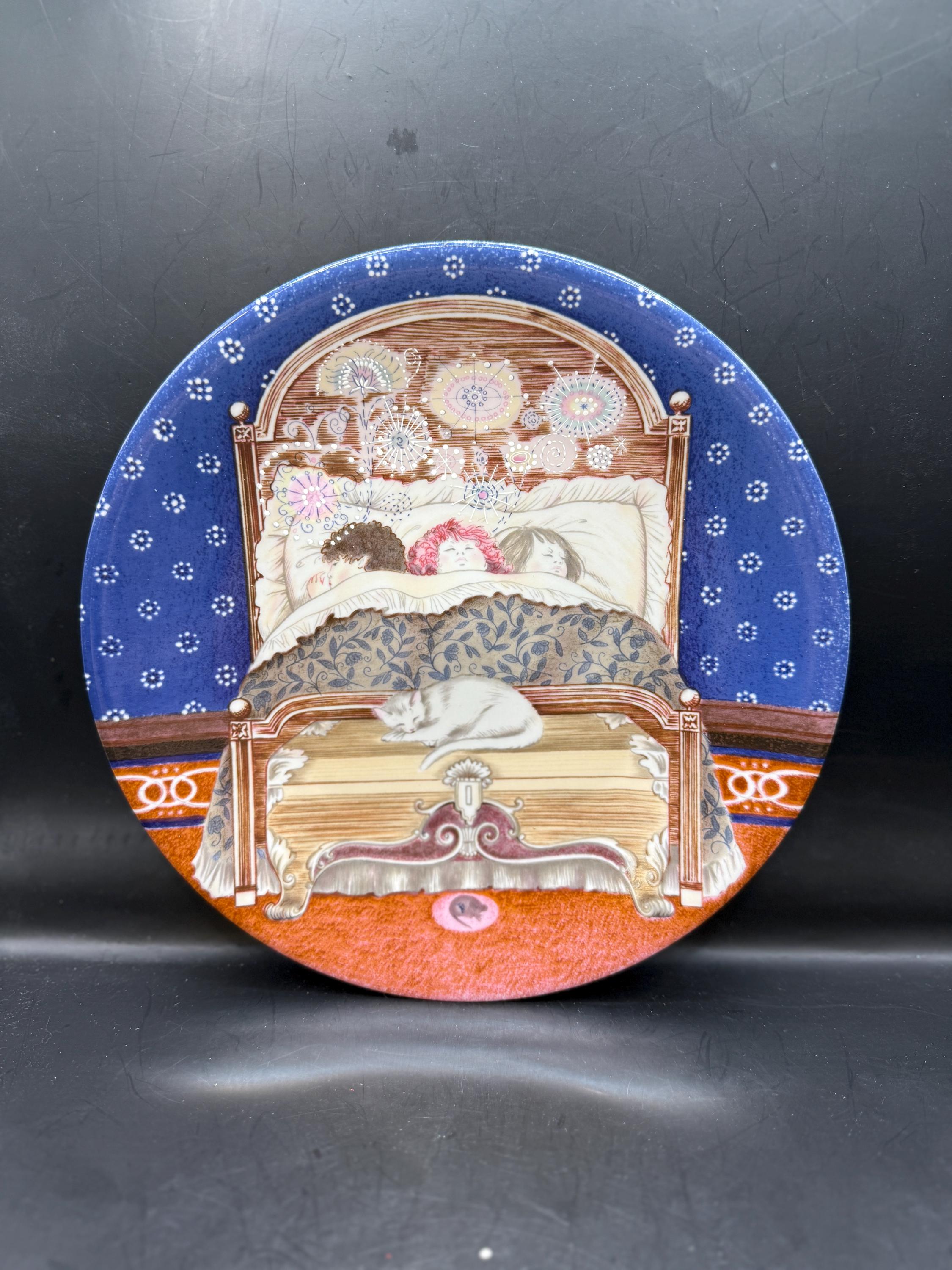 4x Décoration murale Saint Nicolas 62 cm - Assiette de décoration murale Saint Nicolas
