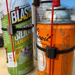 Portapajitas de aerosol - Almacenamiento en lata - Paquete de 10