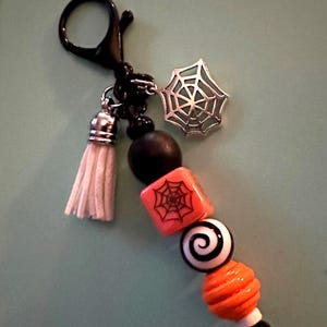 Bijou de sac Halloween classique noir et orange