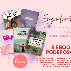 5-Book Pack to Awaken Your Inner Power in Your Business | Manifestation, Gratitude, Self-Love | ManyChat Sales Bot + 3 Freebies