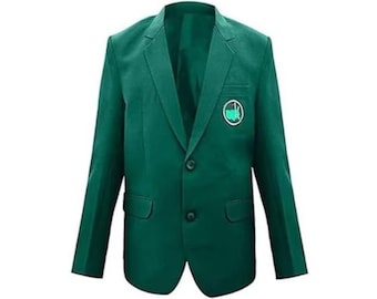 Herren Golf Grüne Manteljacke | Grüne Sportjacke | Grüner Golf Blazer | Golf grüne Jacke | Sportlicher grüner Blazer