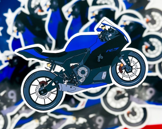 Ride or Die Sticker - Yamaha R7 - Motorcycle Sticker - Decal ...