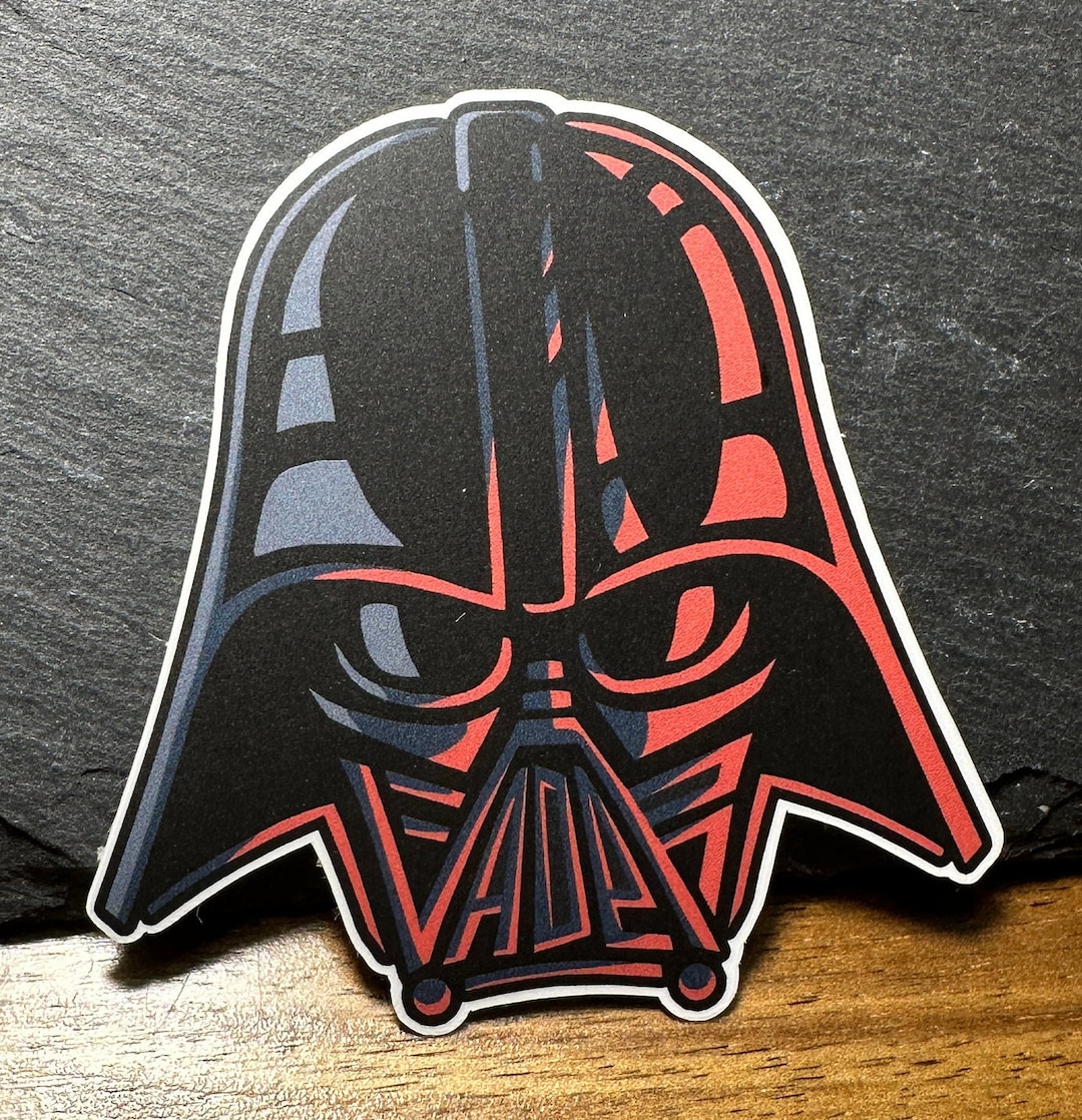 Darth Vader Sticker Star Wars Uv/waterproof Vinyl Decal for Etsy