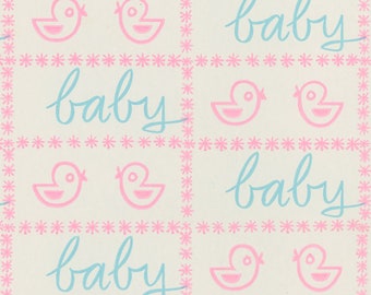 Vintage Baby Duck Wrapping Paper (2 sheets)