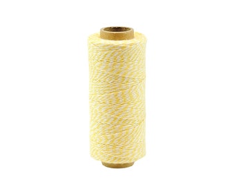 Bakers Twine - Yellow and White