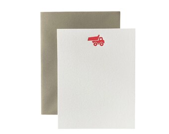 Flat Note Cards - Truck