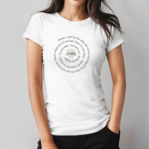 Jelly Roll Inspired I Am Not Okay Womens t shirt, Beautifully Broken Jelly Roll t shirt, I&#39;m Not Ok song lyrics t shirt, Country Music shirt