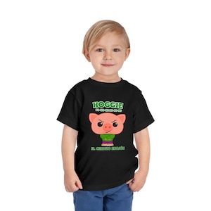 Cute Toddler Short Sleeve Tee with Hoggie Design, abejita chiquitita , Birthday Gift, Funny Tee, el payaso plim plim, Toddler Outfit