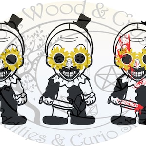 Chibi style Art the Clown Svg file