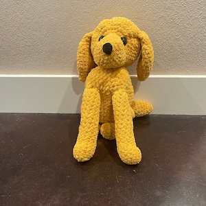 Crocheted Plush Dog