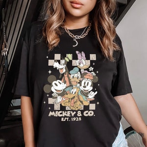 Mickey & Co 1928 Shirt,Retro Vintage Disney Shirt,Disneyland Shirt,Disneyworld Shirt,Disney Family Matching Shirt,Mickey and Friends Shirt