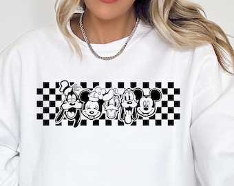 Vintage Disneyland Sweatshirt,Mickey and Friends Sweatshirt,Disney Sweatshirt,Disneyland Trip Sweatshirt,Disney Family Matching Sweatshirt
