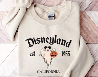 Disneyland Halloween Sweatshirt,Disneyland Sweatshirt,Halloween Shirt,Mickey Halloween Shirt,Disneyland Vacation Sweatshirt,Cute Ghost Shirt