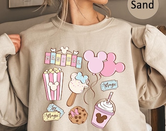 Disneyland Magical Disney Snacks Sweatshirt,Best Day Ever Shirt,Disneyland Shirt,Mickey Mouse Ears Shirt,Disneyland Sweatshirt for kids