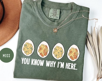 Comfort Colors Deviled Eggs Shirt - Funny Thanksgiving T-Shirt