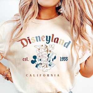 Retro Mickey and Friends Disneyland Sweatshirt - Est 1955