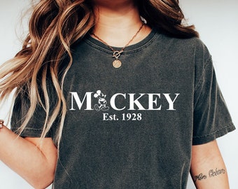 Comfort Colors Vintage Mickey Mouse Shirt: Disneyland Family Vacation