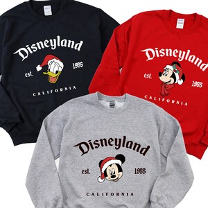 Disneyland Christmas Sweatshirt: Mickey and Friends Family Sweater image 4