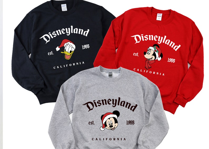 Disneyland Christmas Sweatshirt: Mickey and Friends Family Sweater image 4