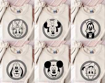 Vintage Disneyland Sweatshirt,Mickey and Friends Sweatshirt,Disney Sweatshirt,Disneyland Trip Sweatshirt,Disney Family Matching Sweatshirt
