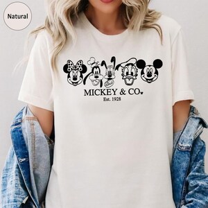 Mickey & Co 1928 Shirt,Retro Vintage Disney Shirt,Disneyland Shirt,Disneyworld Shirt,Disney Family Matching Shirt,Mickey and Friends Shirt