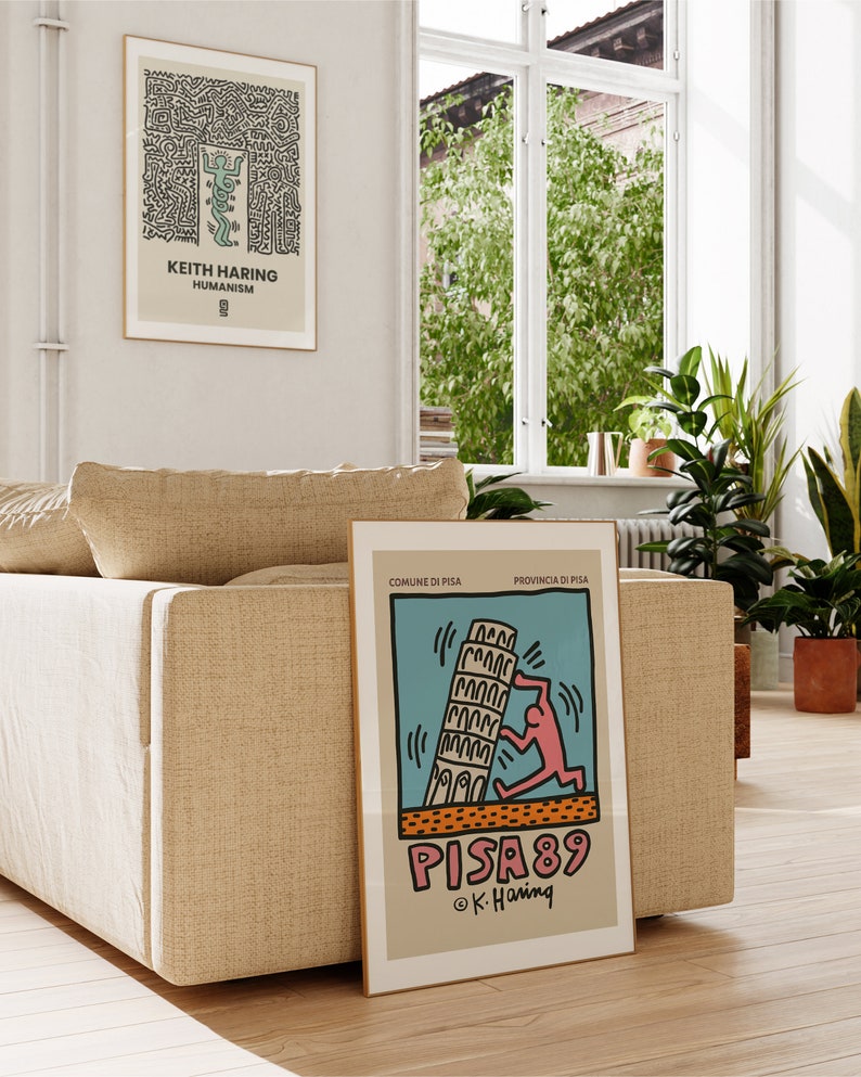 Pisa 89 Art by Keith Haring Poster - Etsy Australia