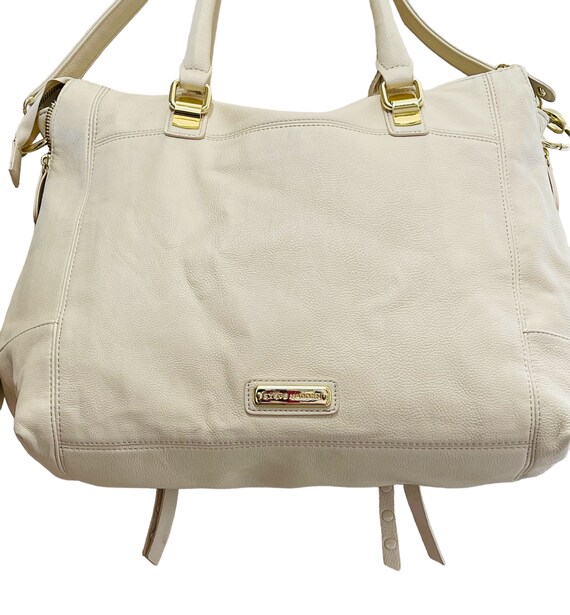 Steve Madden Satchel Shoulder Tote Bag, Cream - image 5