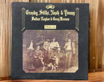 Crosby, Stills, Nash, & Young "Déjà Vu" Vinyl LP, First Presswell Pressing, Atlantic Records, 1970
