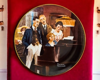 Norman Rockwell "Light Campaign" Series Collector Plates, #2 & 5