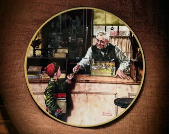 Norman Rockwell "Back to School" Collector Plate-1722F