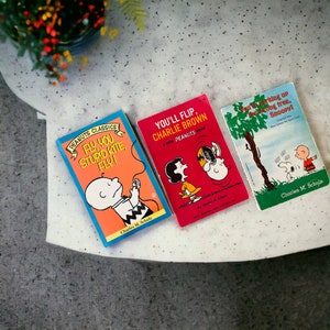 Peanuts Comic Book Set of 3, Vintage 1967-1990