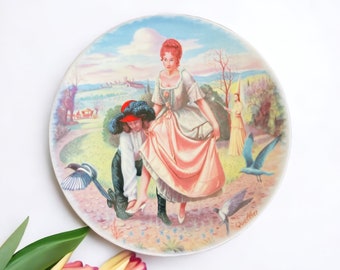 Cendrillon par Andre Quellier (Cinderella by Andre Quellier) Collectible Plate, 1983