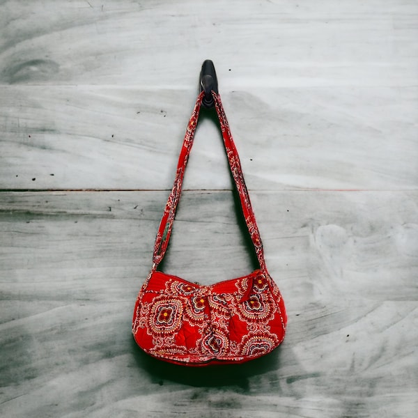 Vera Bradley Mini Morgan Shoulder/Crossbody Bag in Paprika