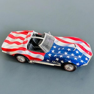 Franklin Mint Precision Models | 1969 Stars and Stripes Corvette Stingray | Limited Edition | Diecast 1:24 Model